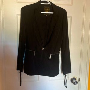 Diesel faux suede flared jacket